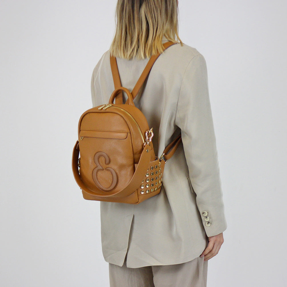 Niki Leather – Backpack – Hammered Leather