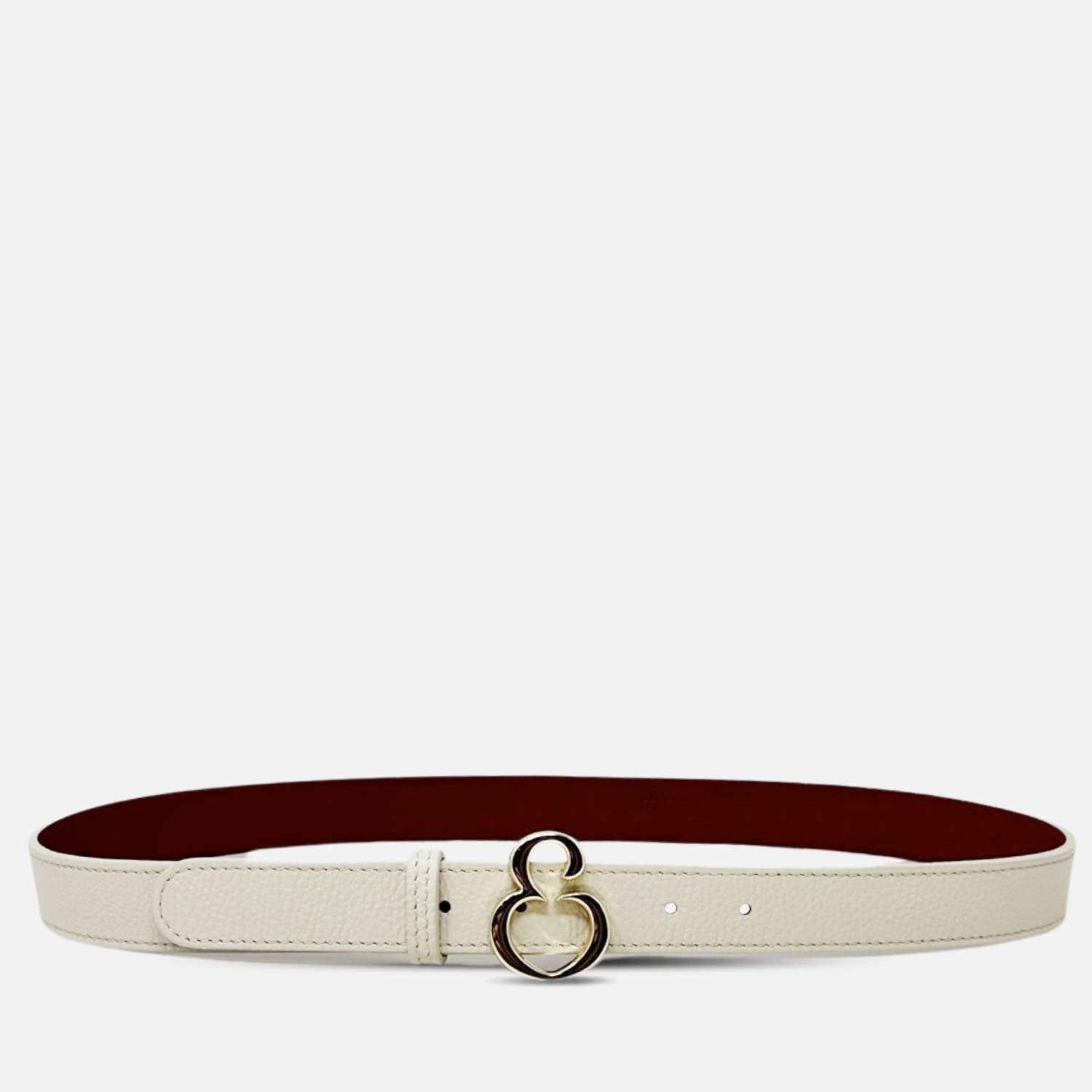 Dafne – Women's Belt 3 cm – Butter Tassel