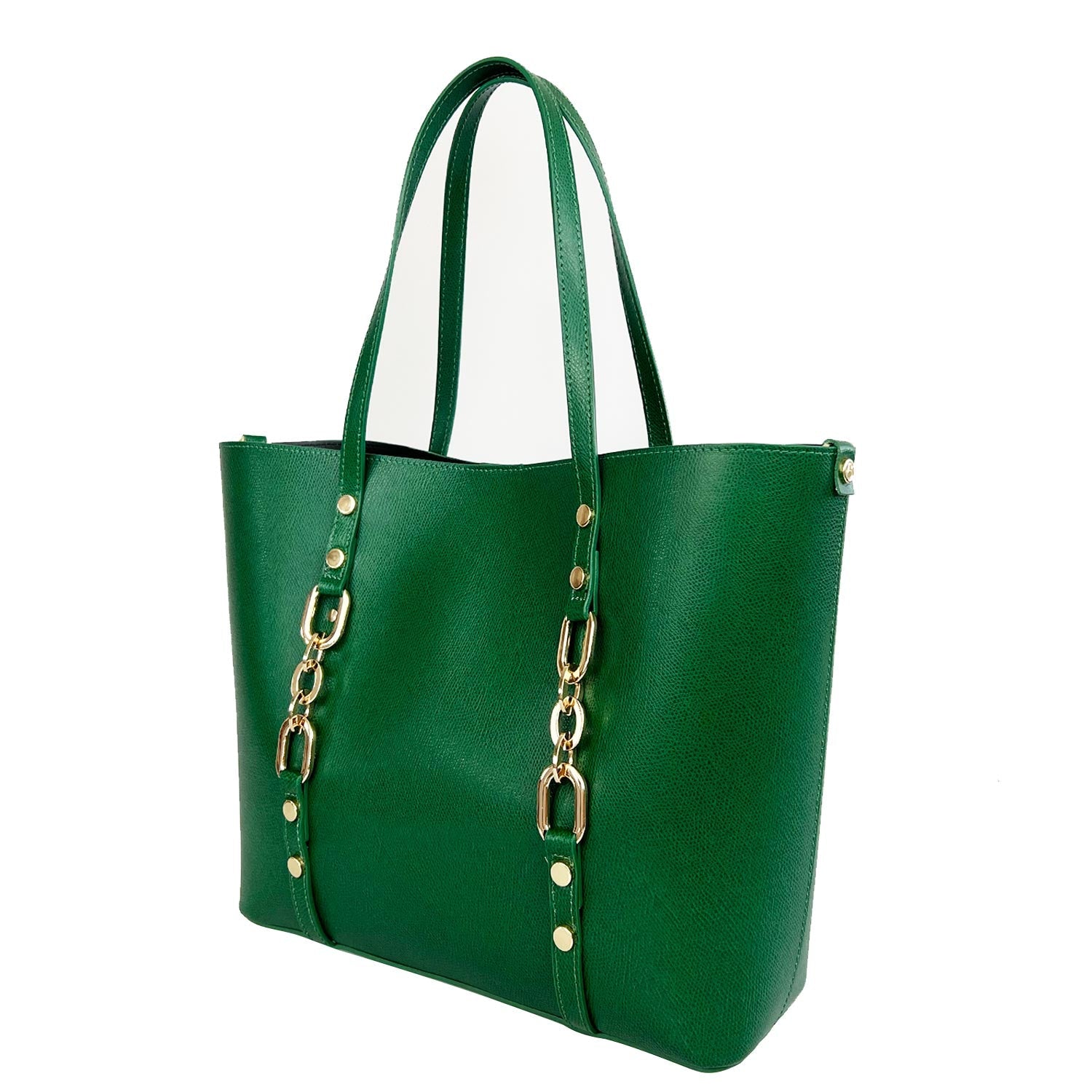 Luna Verde – Shopper Bag – Palmellato Leather